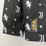 23/24 Juventus Black Windbreaker