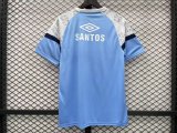 2023 Santos Training Blue Fans 1:1 Quality Soccer Jersey