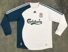 2006-2007 Liverpool Away Long sleeve 1:1 Quality Retro Soccer Jersey