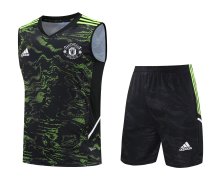 23/24 Manchester United Green 1:1 Quality Training Vest（A-Set）