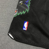 Minnesota Timberwolves Black 1:1 Quality Retro NBA Pants
