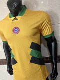 23/24 Bayern Munich Yellow Player Version 1:1 Quality ICONS T-Shirt