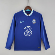 22/23 Long Sleeve Chelsea Home 1:1 Quality Soccer Jersey