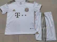 22/23 Bayern Munich Away White Kids Soccer Jersey