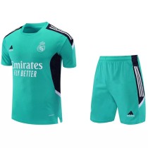 21/22 Real Madrid Light green Training Short Suit 1:1 Quality Soccer Jersey