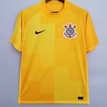 21/22 Corinthians Yellow GoalKeeper 1:1 Quality Soccer Jersey