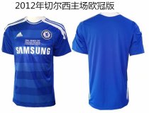 2012 Chelsea Home Champions League Edition 1:1 Quality Retro Soccer Jersey
