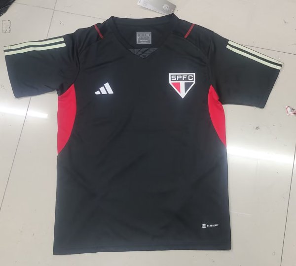 23/24 Sao Paulo Training Black Fans 1:1 Quality Soccer Jersey