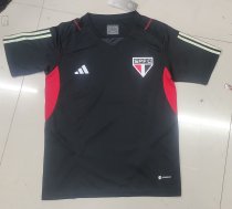 23/24 Sao Paulo Training Black Fans 1:1 Quality Soccer Jersey