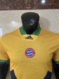 23/24 Bayern Munich Yellow Player Version 1:1 Quality ICONS T-Shirt