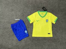 2023 Women´s World Cup Brazil Home Kids Soccer Jersey