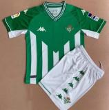 21/22 Real Betis Home kids Soccer Jersey