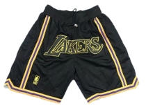 NBA Lakers Just don black pants 1:1 Quality