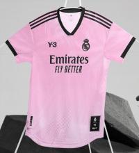 22/23 Real Mardid Y-3 Pink Player 1:1 Quality Soccer Jersey