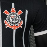 23/24 Corinthians Away Black Player 1:1 Quality Soccer Jersey