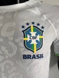 22/23 Brazil White Player version 1:1 Quality Soccer Jersey