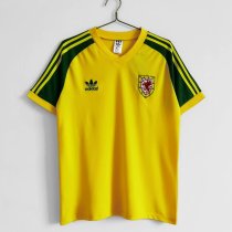 1982 Wales Away 1:1 Quality Retro Soccer Jersey