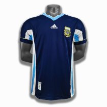 1998 Argentina Away 1:1 Quality Retro Soccer Jersey
