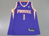 NBA New Suns #1 Booker purple 1:1 Quality