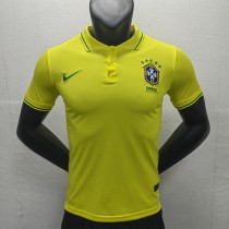 2023 Brazil Yellow 1:1 Quality Polo