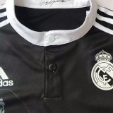 2014-2015 Retro Real Madrid Away Black Long Sleeve 1:1 Quality Soccer Jersey
