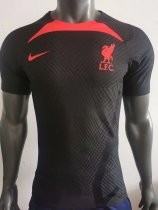 22/23 Liverpool Training shirts Black Player 1:1 Quality Soccer Jersey
