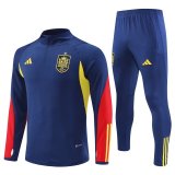 22/23 Spain Royal Blue Training Tracksuit 1:1 Quality Soccer Jersey