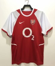 2002-2004 Arsenal Home 1:1 Quality Retro Soccer Jersey