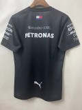 2021 F1 Black Short Sleeve Racing Suit 1:1
