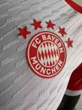23/24 Bayern Munich Home White Final Player 1:1 Quality Soccer Jersey