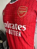 23/24 Arsenal Home Red Final Player 1:1 Quality Soccer Jersey