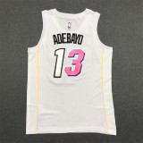 22/23 Heat Adebayo #13 White City Edition 1:1 Quality NBA Jersey