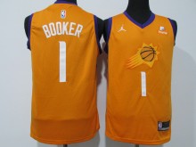 NBA New Suns #1 Booker orange 1:1 Quality