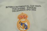 2001-2002 Retro Real Madrid Home Long Sleeve 1:1 Quality Soccer Jersey