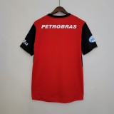 2007-2008 Flamengo Home Black Red 1:1 Quality Retro Soccer Jersey