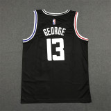 22/23 Clippers GEORGE #13 Black City Edition 1:1 Quality NBA Jersey