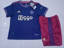 22/23 Ajax Away Kids Soccer Jersey