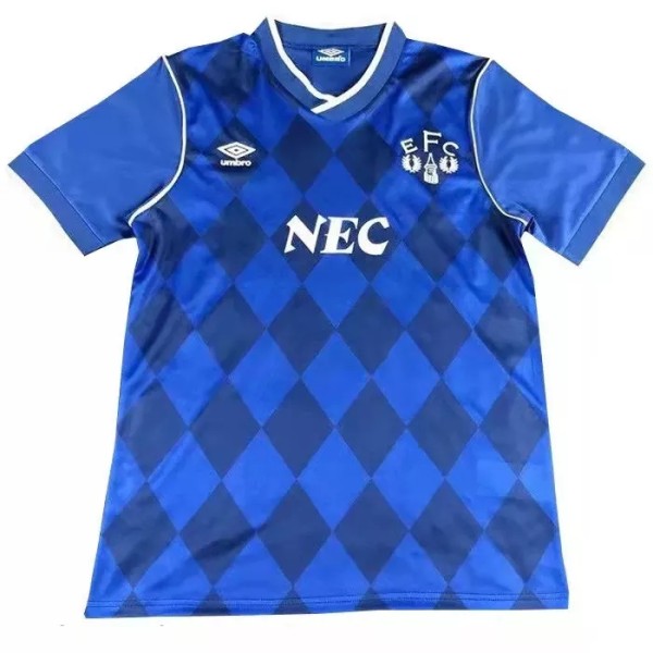 1987-1988 Everton Home 1:1 Retro Soccer Jersey