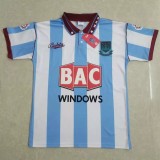 1991-1992 Retro West Ham Away 1:1 Quality Soccer Jersey