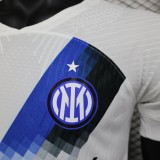 23/24 Inter Milan Away White Player 1:1 Quality Soccer Jersey