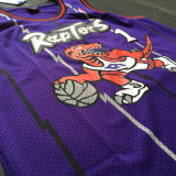 NBA Raptors (mesh print) 1 McGrady white purple 1:1 Quality