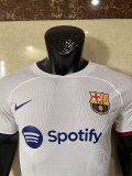 23/24 Barcelona Away White Player Version 1:1 Quality Soccer Jersey
