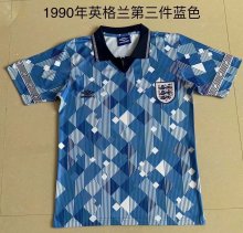 1990 England 1:1 Quality Retro Soccer Jersey