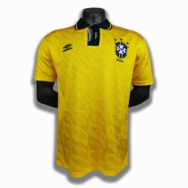 1991-1993 Brazil Home 1:1 Quality Retro Soccer Jersey