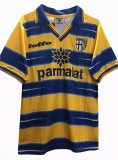 1998/1999 Retro Parma Homen Yellow And Blue 1:1 Quality Soccer Jersey