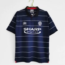 1999/2000 Manchester United Away 1:1 Quality Retro Soccer Jersey