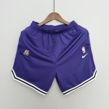 2022 Los Angeles Lakers NBA US Training Shorts Purple 1:1 Quality NBA Pants