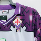 1992-1993 Fiorentina Away Fans 1:1 Quality Retro Soccer Jersey