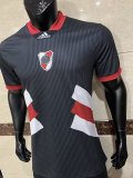 23/24 River Plate Black Player Version 1:1 Quality ICONS T-Shirt