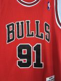 NBA Mitchell & Ness bull 91 red 1:1 Quality